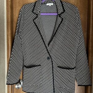 Max Studio herringbone sweater blazer